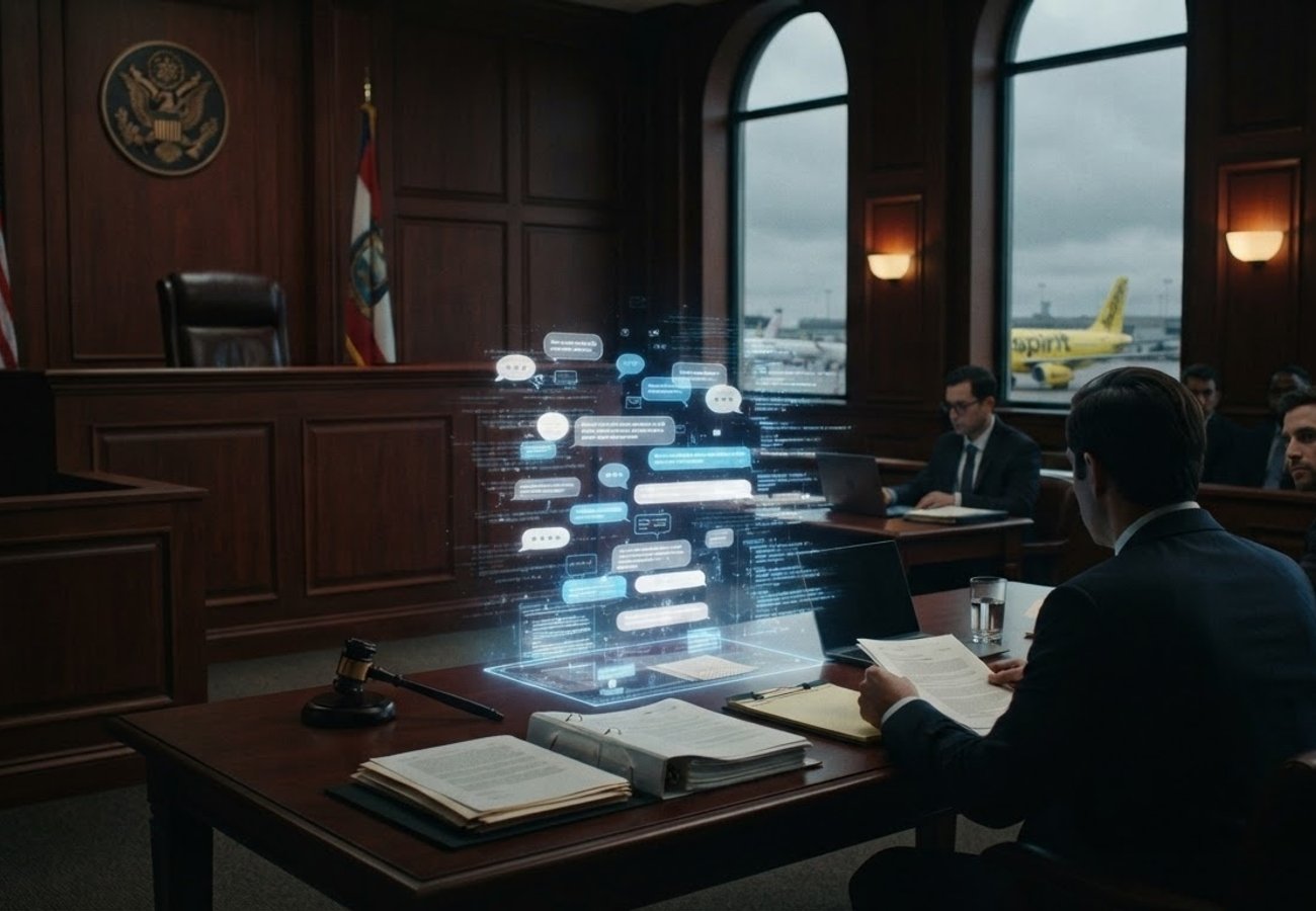 Legal gavel and digital data representation symbolizing bankruptcy court and tech acquisition