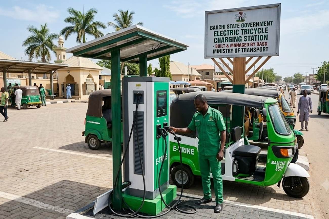 Bauchi State Government Unveils Electric Tricycle Charging Stations Plan