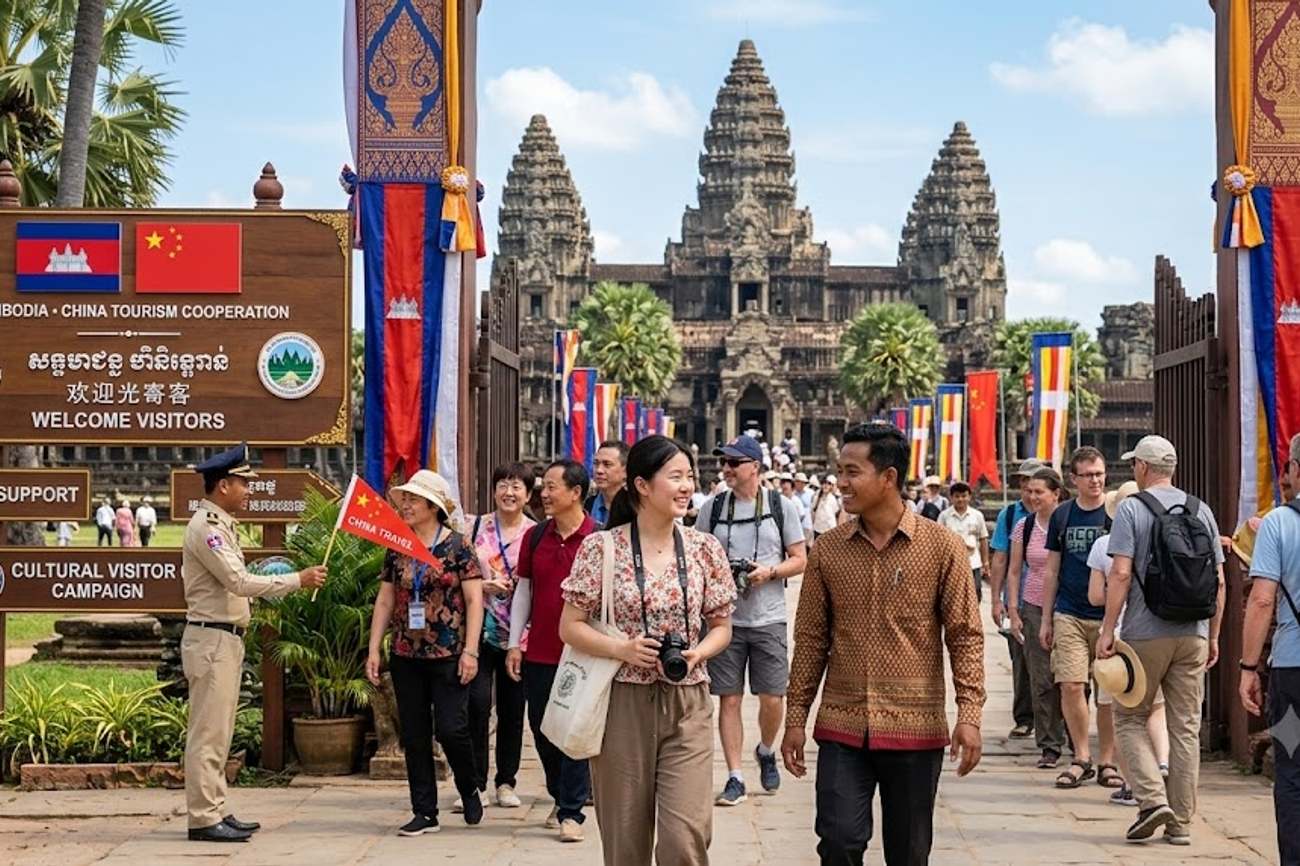 Cambodia and China Expanding its New Tourism Cooperation Through Culture Visa Support and Visitor Campaigns