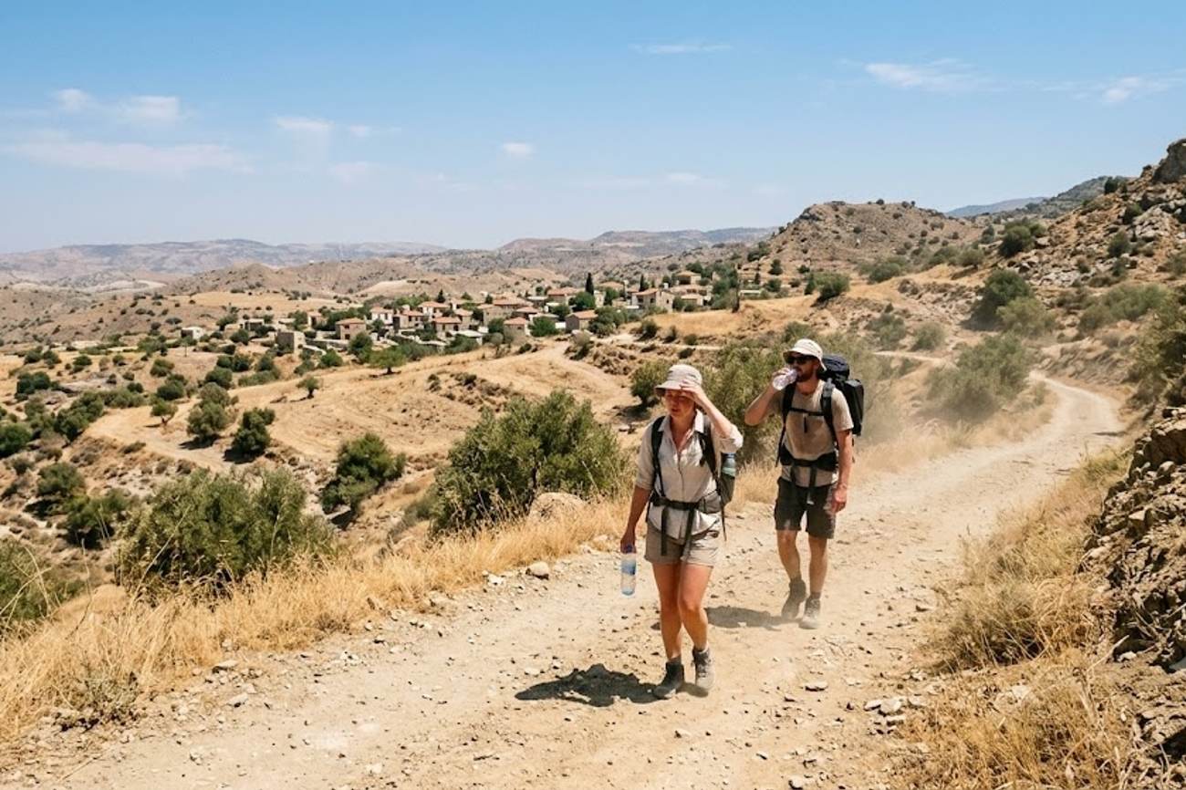 Cyprus Heat Alert: Inland Temperatures Surge to 38°C Amid Late-Summer Low Pressure