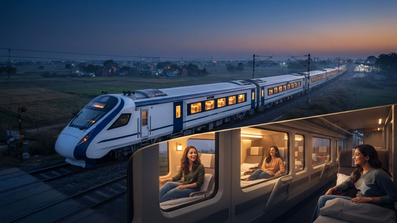 Indian Railways to Launch Second Sleeper Vande Bharat Express on Delhi Varanasi Route Ahead of Diwali Festive Season