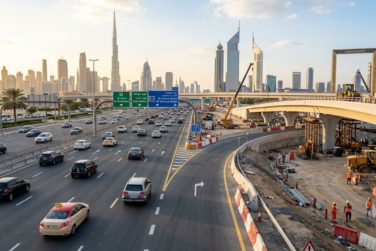 Dubai Upgrades Oud Maitha Road With Major Travel Infrastructure Project To Cut Journeys And Boost City Connectivity