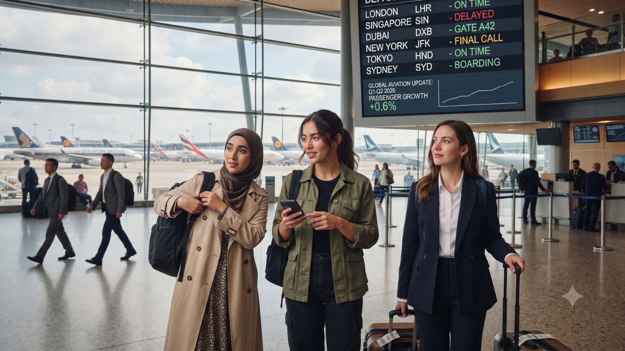 Global Airport Passenger Growth Slows to 0.6% in 2026 as Middle East Airspace Disruption Deepens