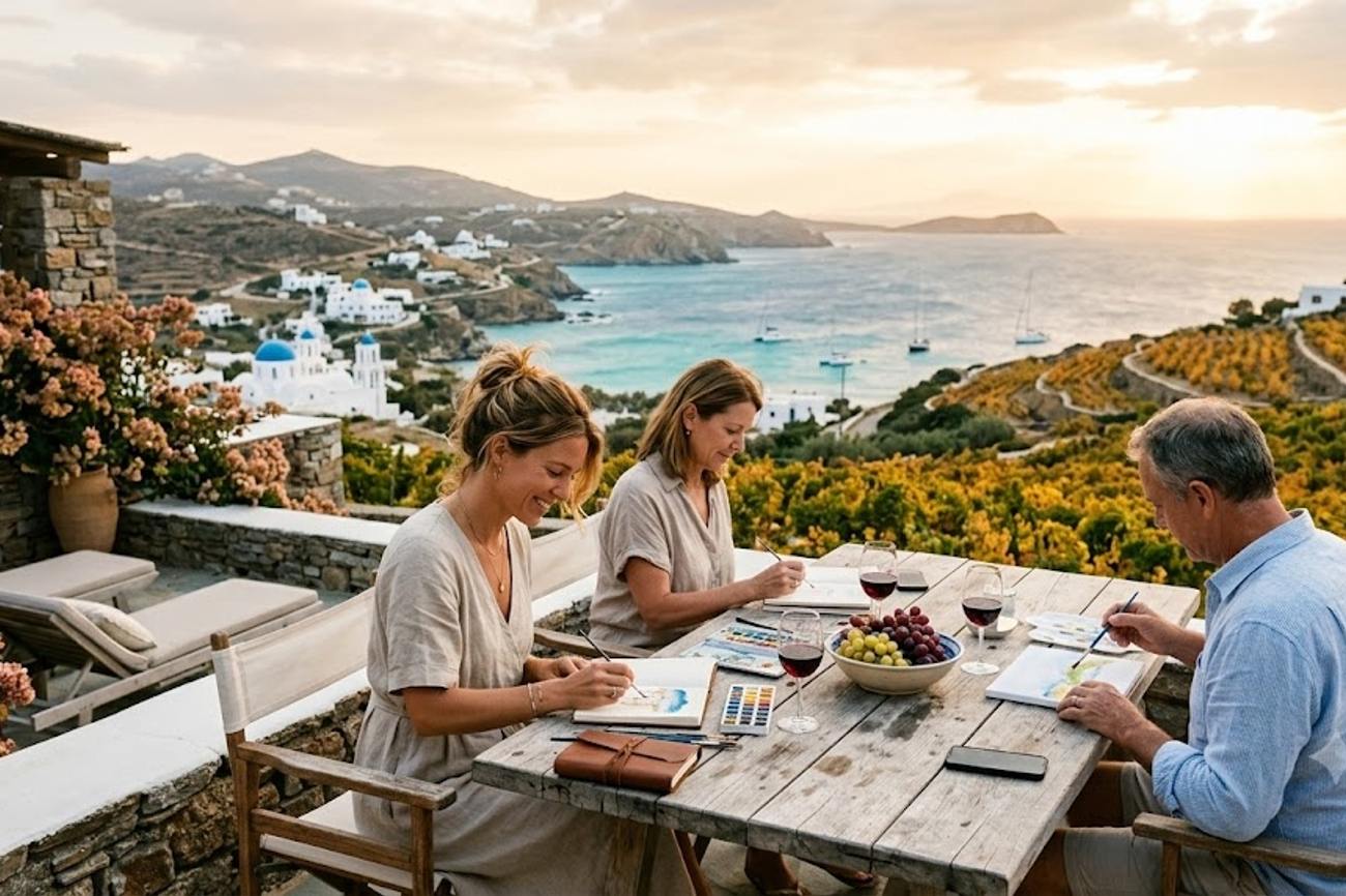Greece Travel Revolution 2026 As Creative Retreats, Luxury Islands And Secret Wine Season Transform Autumn Escapes