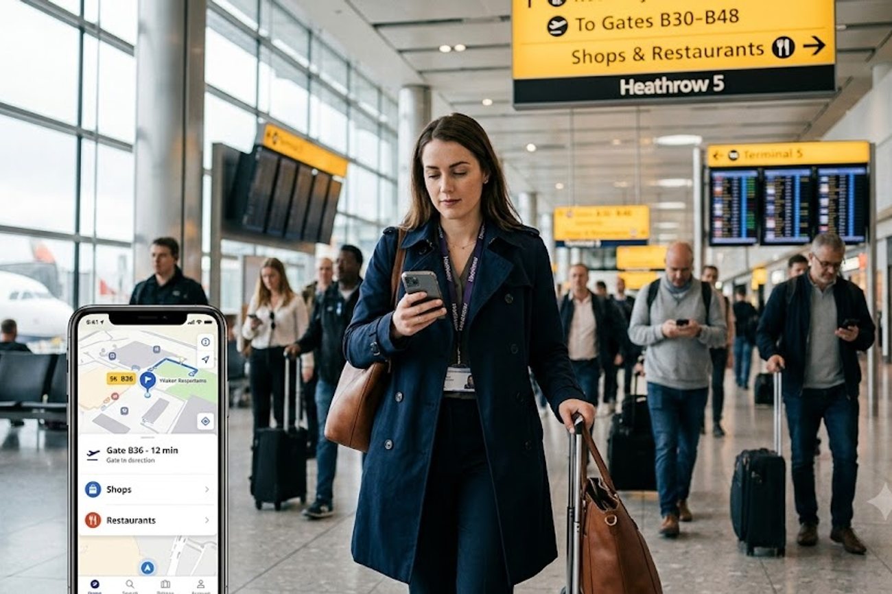 Heathrow Airport Enhances Travel Experience With Smart App Helping Passengers Navigate Airport Services Easily