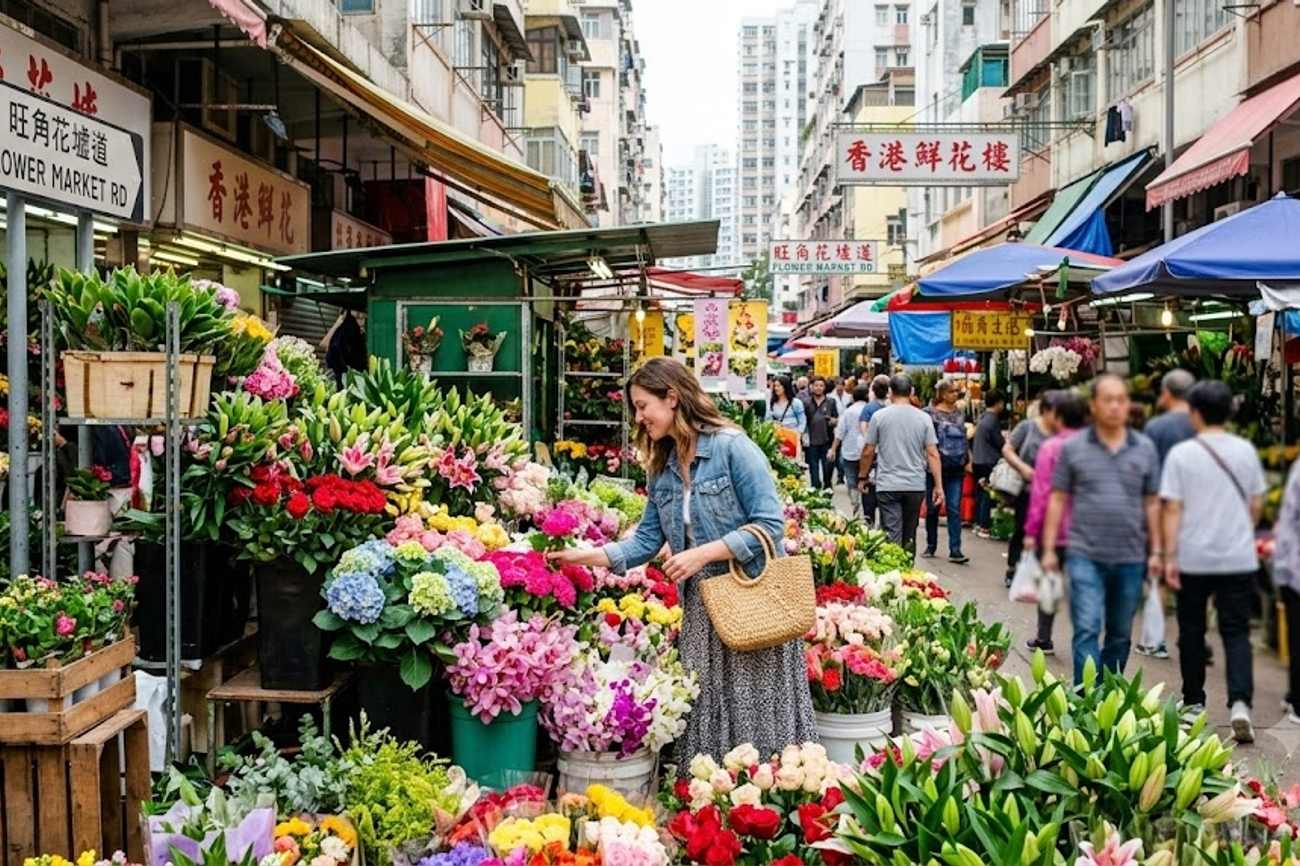 Hong Kong’s Flower Market Emerges as a Top Travel Spot for Nature Lovers