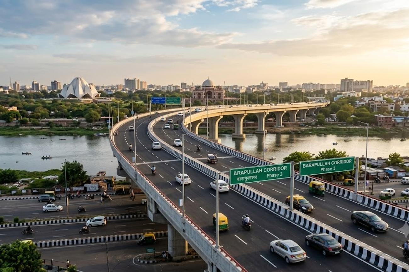 India Travel Transforms As Delhi Unveils Barapullah Phase 3 Corridor Cutting Commute Time With Smart Connectivity