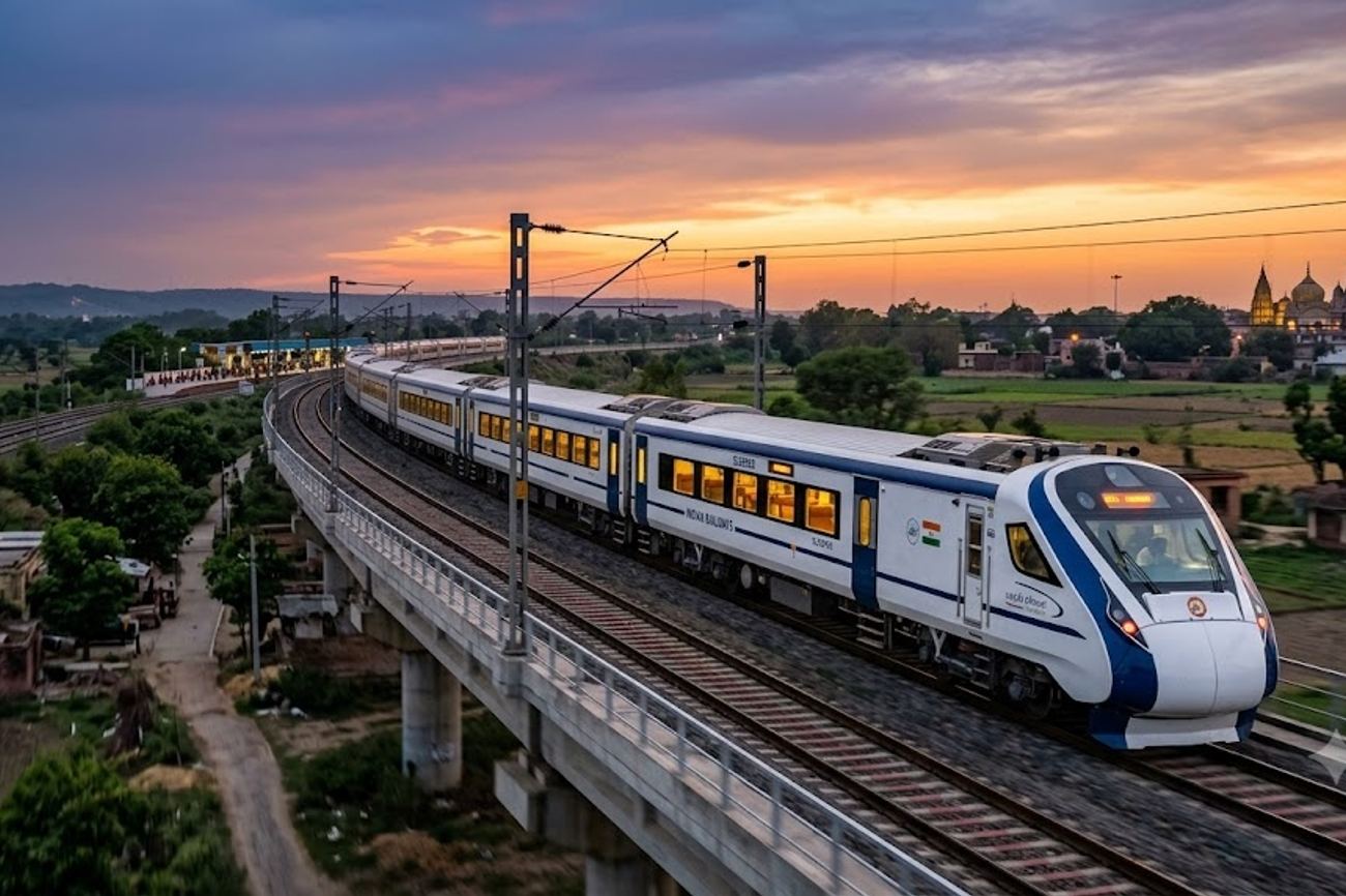Indian Railways Expands Premium Rail Network With New Sleeper Vande Bharat Service Between Delhi and Varanasi