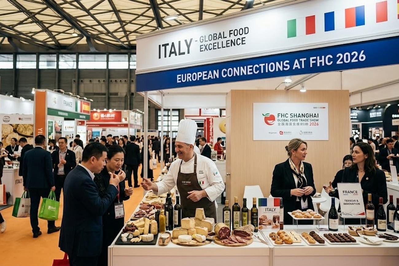 Italy Connects With France And More Nations To Showcase Global Food Excellence At FHC Shanghai Global Food Trade Show 2026 In China