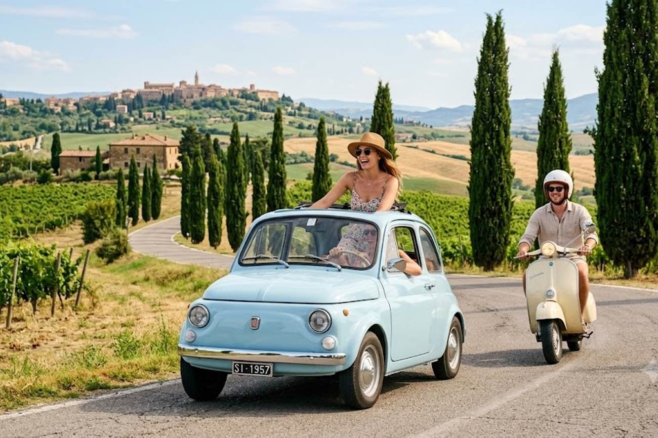 Italy Travel Unlocks Authentic Holidays With Vespa Rides And Vintage Fiat 500 Adventures