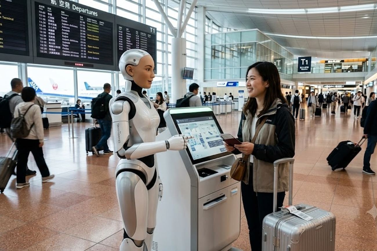 Japan Leads South Korea and Other Countries in Asia’s Humanoid Robotics Revolution, Transforming Smart Airports and Tourism Cities