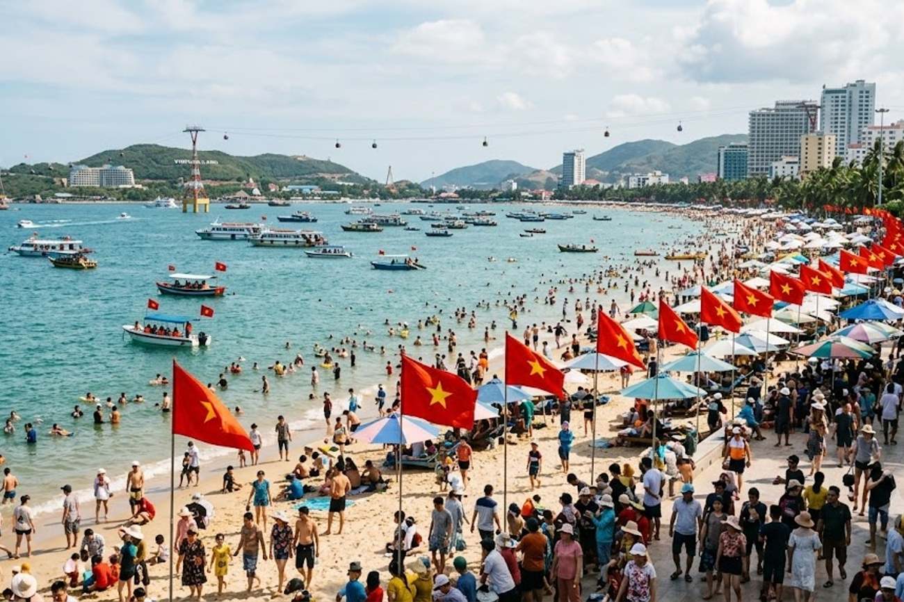 Khanh Hoa Tourism Surges with 1.25 Million Visitors During National Day Break