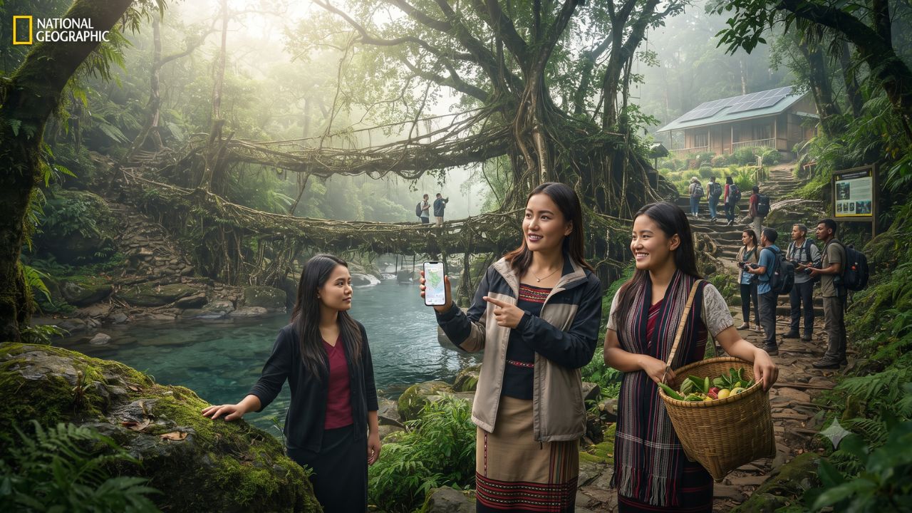 Meghalaya Sustainable Travel Guide 2026: Living Root Bridges, Homestay Revolution, and Year-Round Eco-Circuits