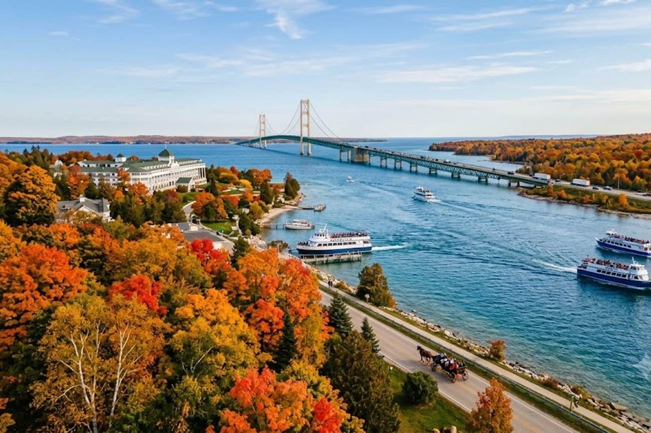 Michigan Travel Boom: Upper Peninsula and Mackinac Island Lead America’s Fall Tourism Rankings