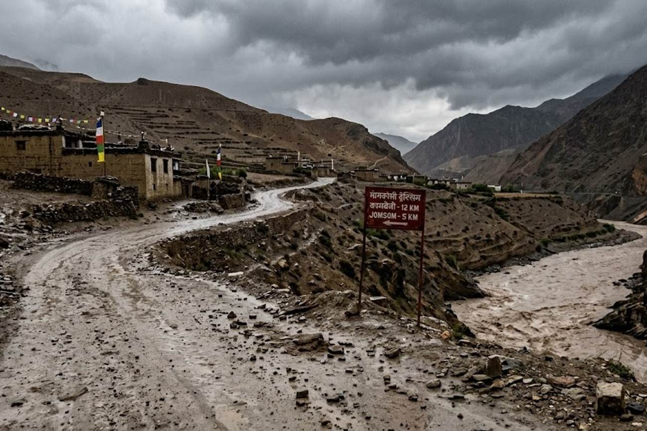 Nepal’s Mustang Tourism Takes A Hit As Bhotekoshi Floods Trigger Sharp Drop In Tourist Arrivals Across The Region