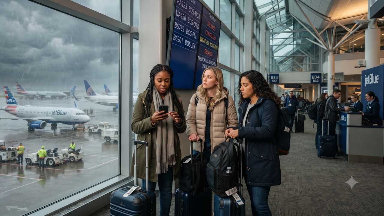 Northeast Nor'easter Triggers Emergency Travel Waivers Across American, United, and JetBlue Networks