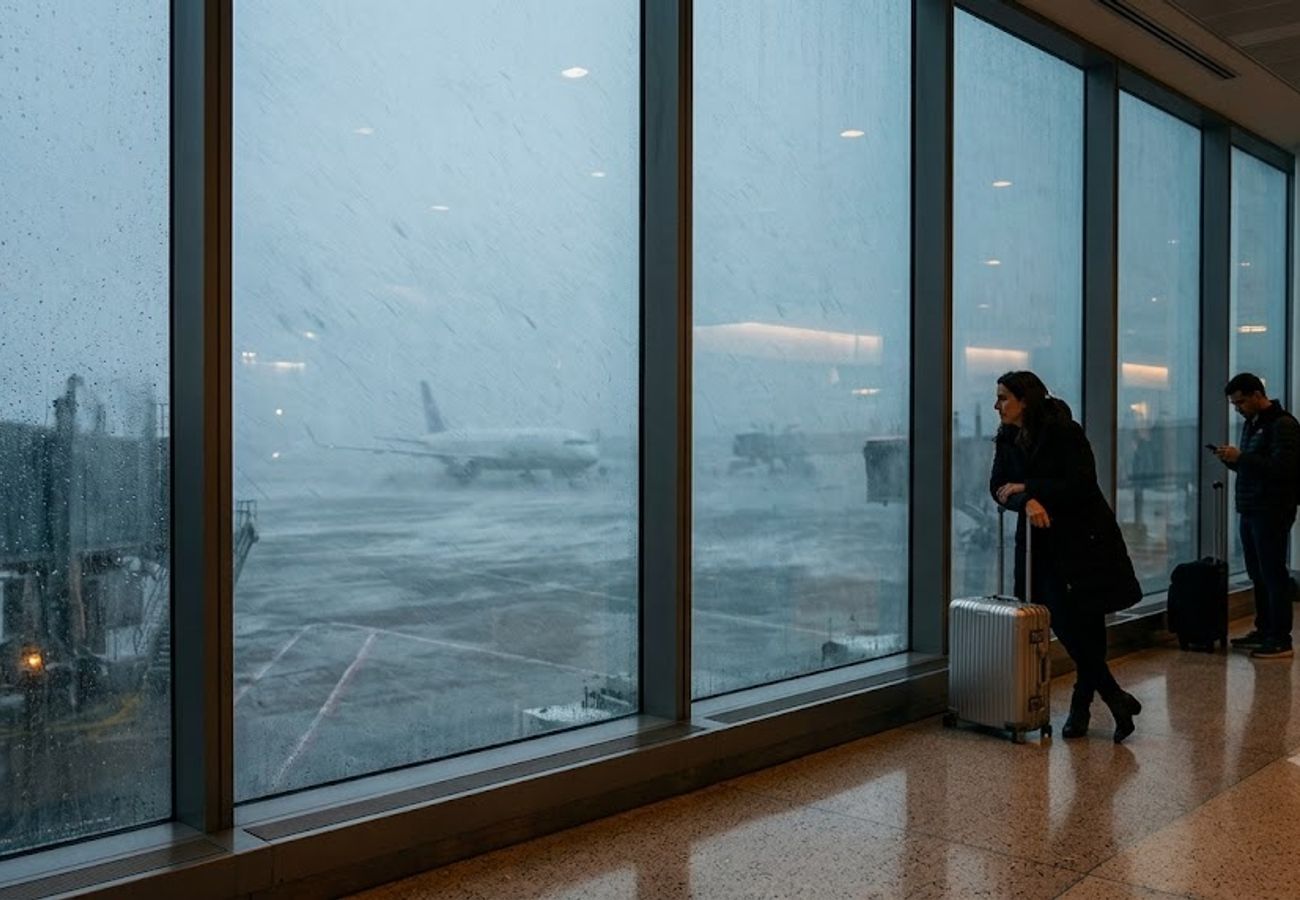 NYC Nor'easter 2026: Flight Disruptions at JFK, LGA, and EWR and Passenger Compensation Rights