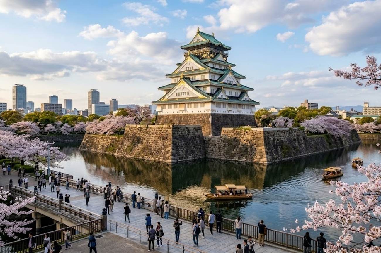 Osaka Castle Draws Japan Tourists With Historic Wonders, Easy Access and Stunning Views