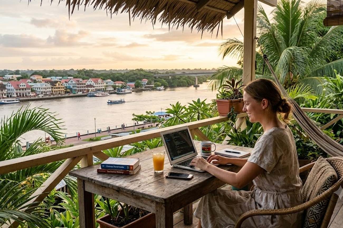 Paramaribo Leads A Remote Work Travel Boom For Freedom Seekers Finding Cheap Tropical Living Deep Inside Suriname