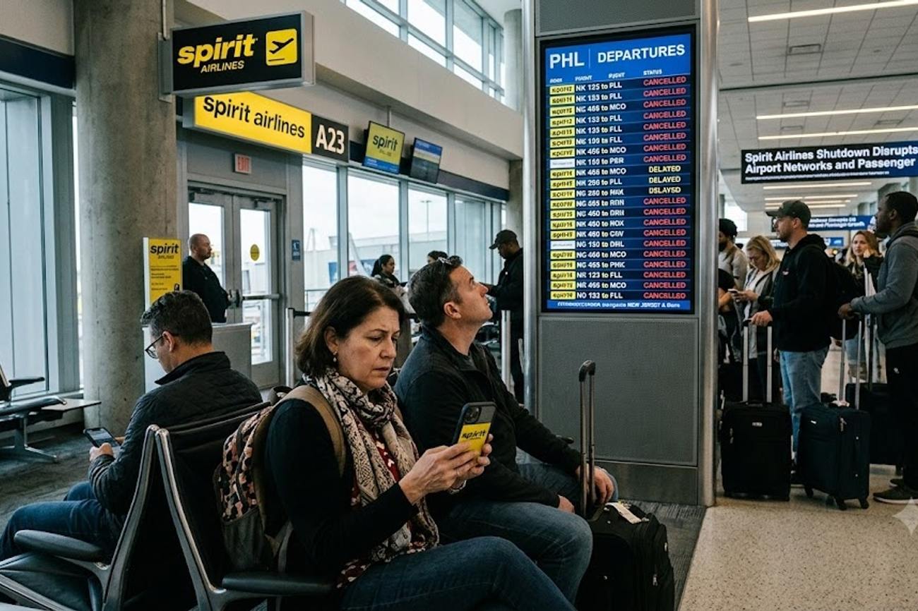 Pennsylvania Alongside New Jersey and More as Spirit Airlines Shutdown Disrupts US Airport Networks and Passenger Growth