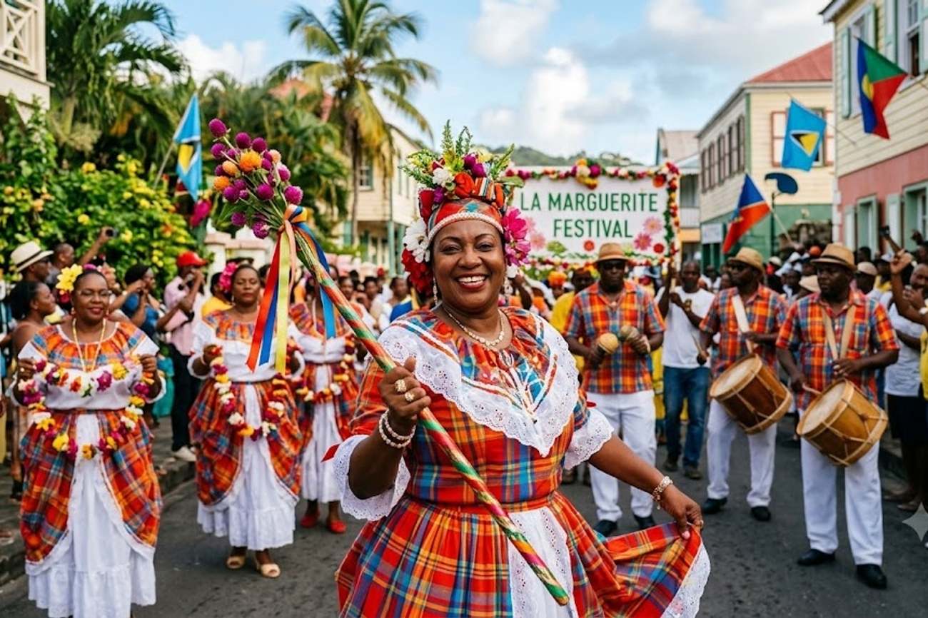 Saint Lucia Unveils a Living Creole Spectacle as La Marguerite Flower Festival Blooms This October