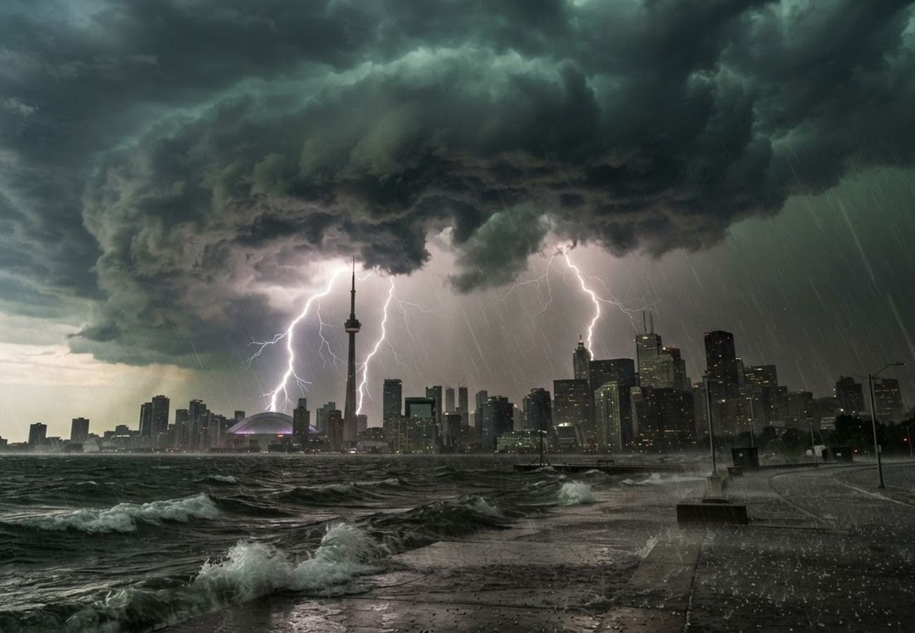 Severe Thunderstorm Warnings Issued for Toronto, Mississauga, and Southern Ontario Cities in 2026