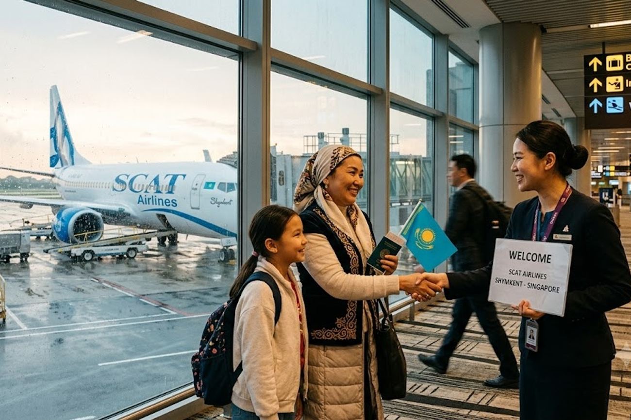 Singapore Kazakhstan Travel Surges As SCAT Airlines Launches Powerful New Shymkent Flights From 20 October