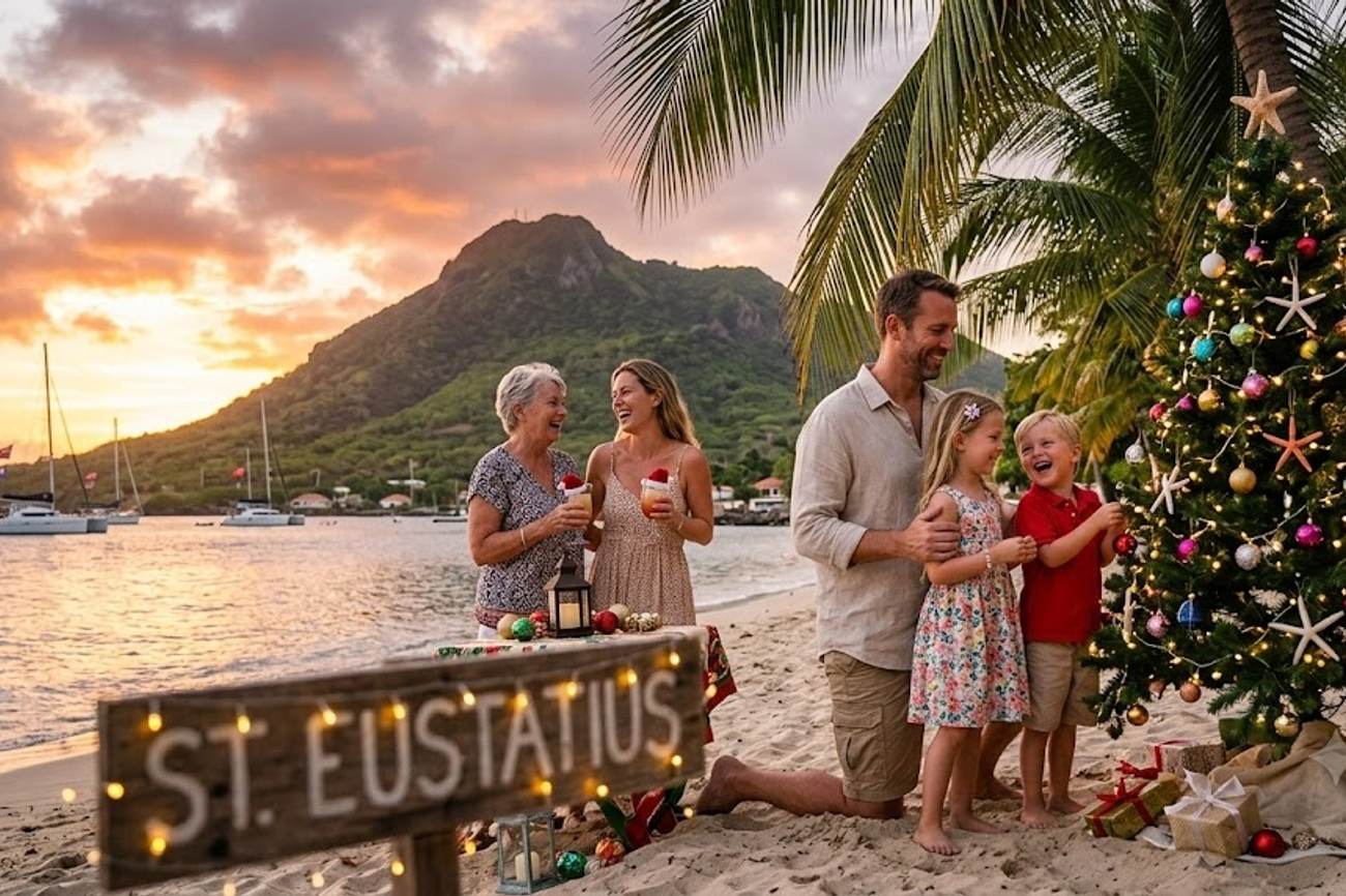 St. Eustatius Teams Up With British Virgin Islands and More as Families Chase Magical Caribbean Christmas Adventures