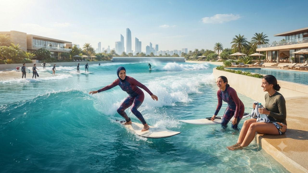 Abu Dhabi Launches Surf Abu Dhabi on Hudayriyat Island With Four Wave Tiers and September Special Rates