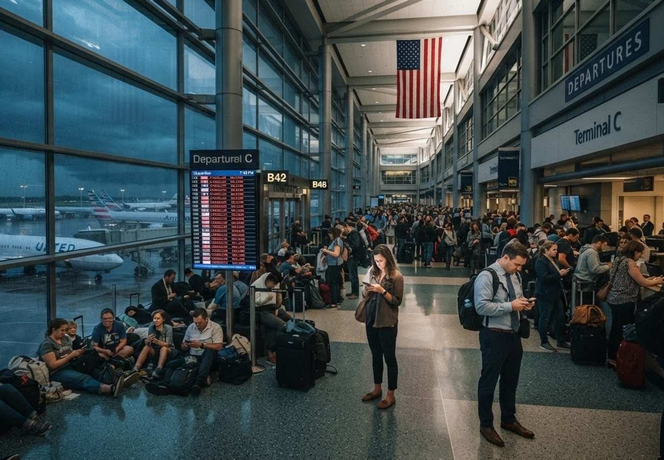 US Air Travel Chaos 2026: 4,658 Flight Delays and 198 Cancellations Hit Chicago, Dallas, and SFO