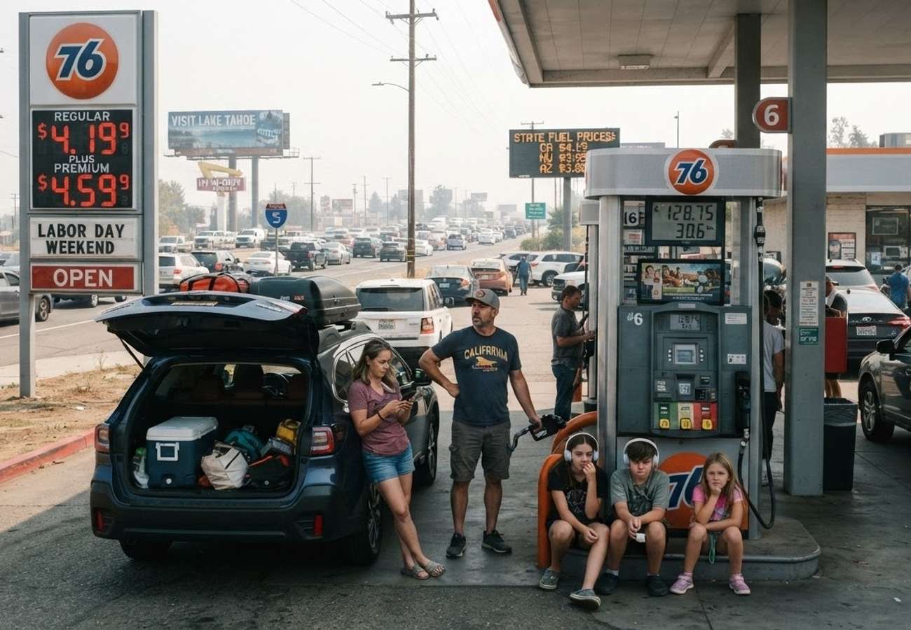 US Labor Day 2026 Travel Shock: Gas Prices Hit Record $4 Per Gallon Amid Middle East Tensions