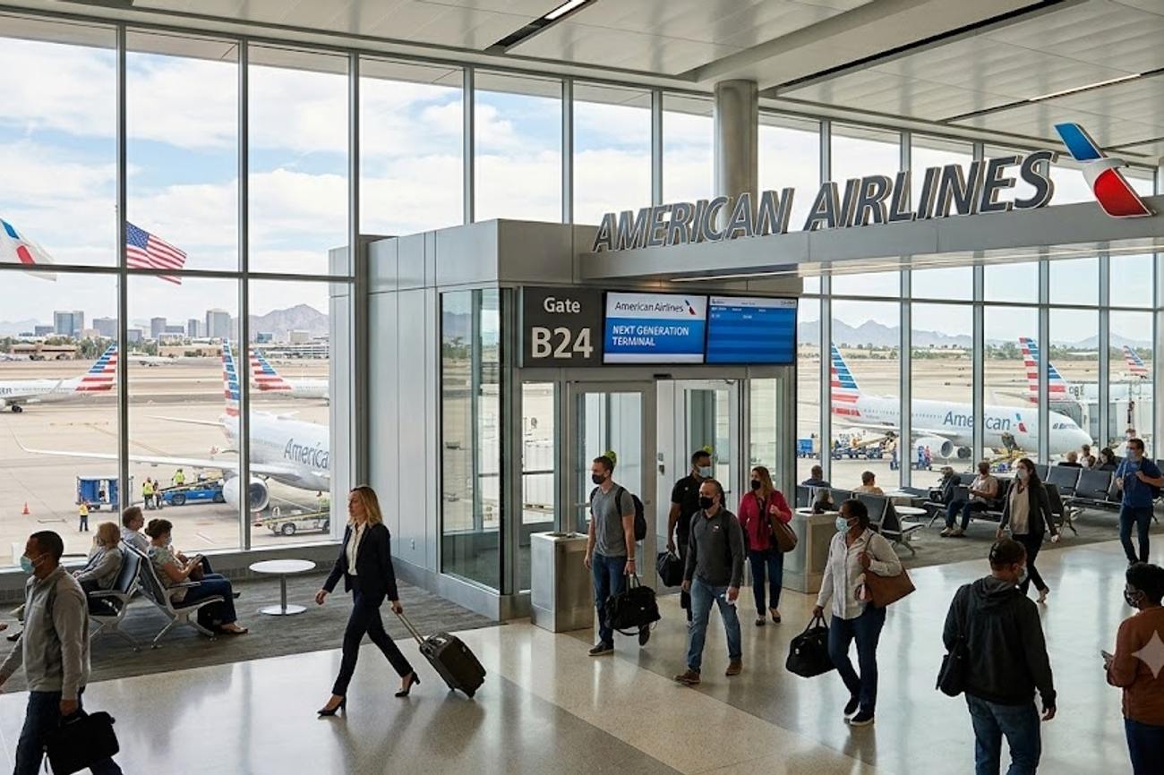 USA Travel Breakthrough as Phoenix Airport Selects American Airlines for Next Generation Terminal