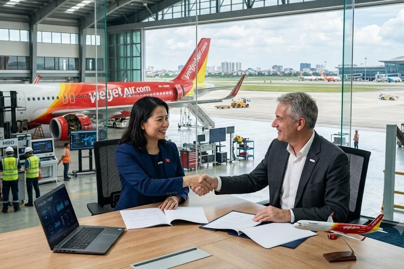 Vietjet and Thales Boost Vietnam Aviation With New MRO, AI and Digital Transformation Deal