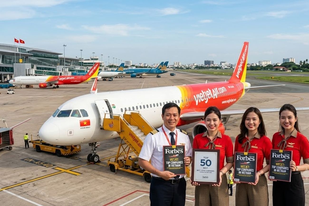 Vietjet Shines In Forbes Vietnam Ranking With Robust Financial Performance In 2026