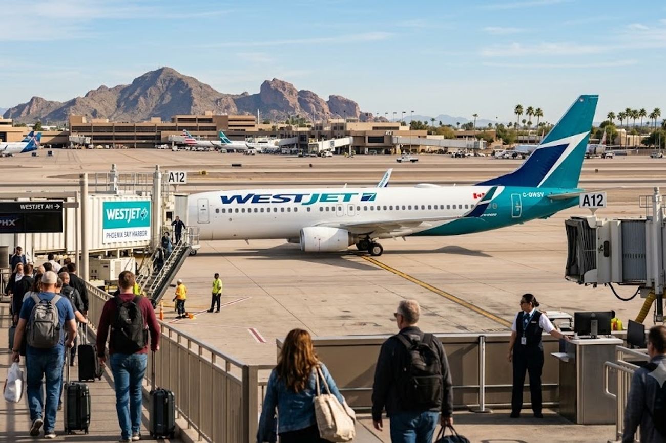 WestJet Grows Phoenix Winter Schedule With More Canadian Flights and Better Connections