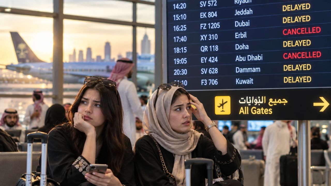Middle East Aviation Gridlock: 518 Flight Cancellations and 1,869 Delays Hit Riyadh, Jeddah, and Gulf Hubs in October 2026