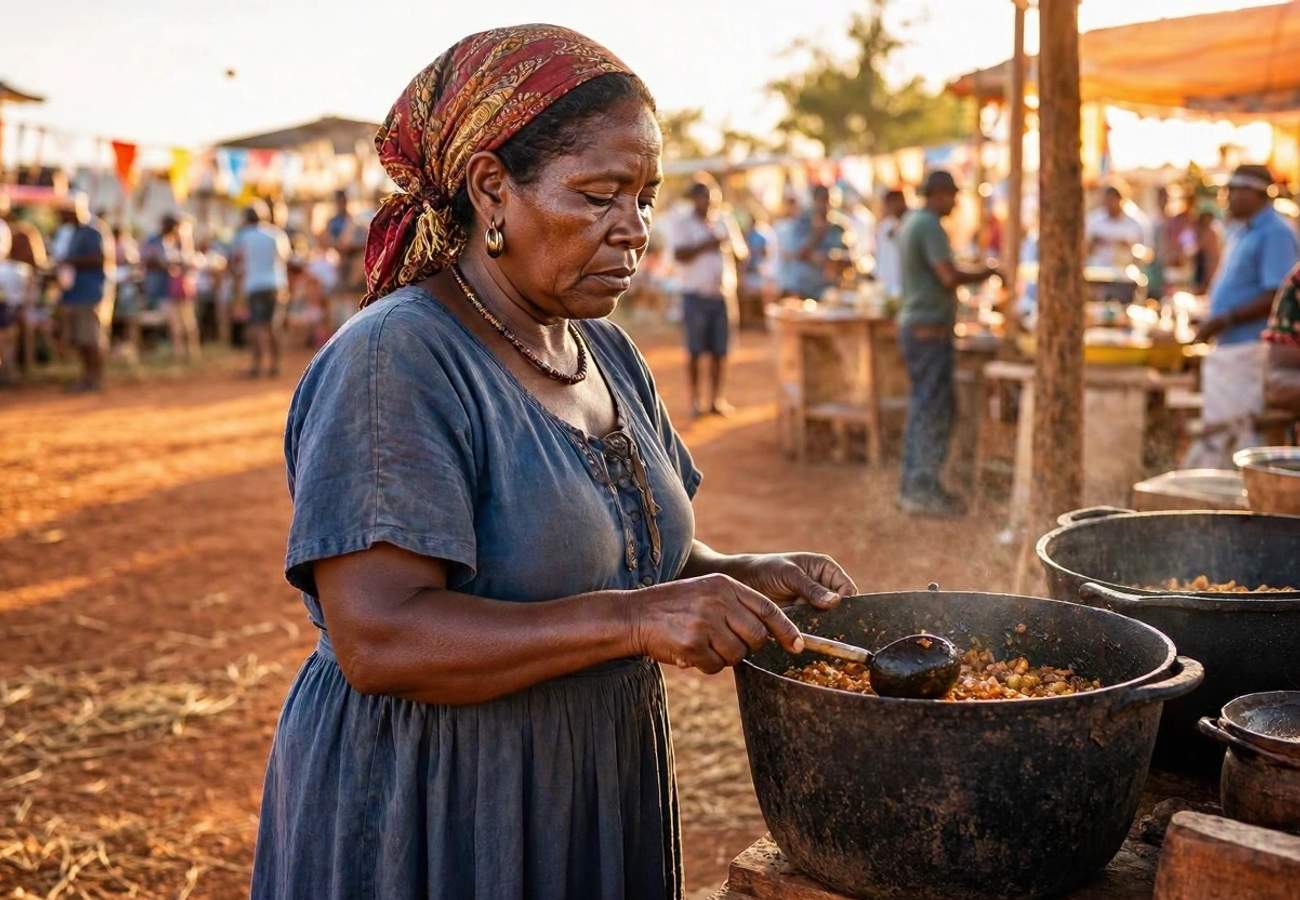 Traditional rural food festival in Minas Gerais Brazil