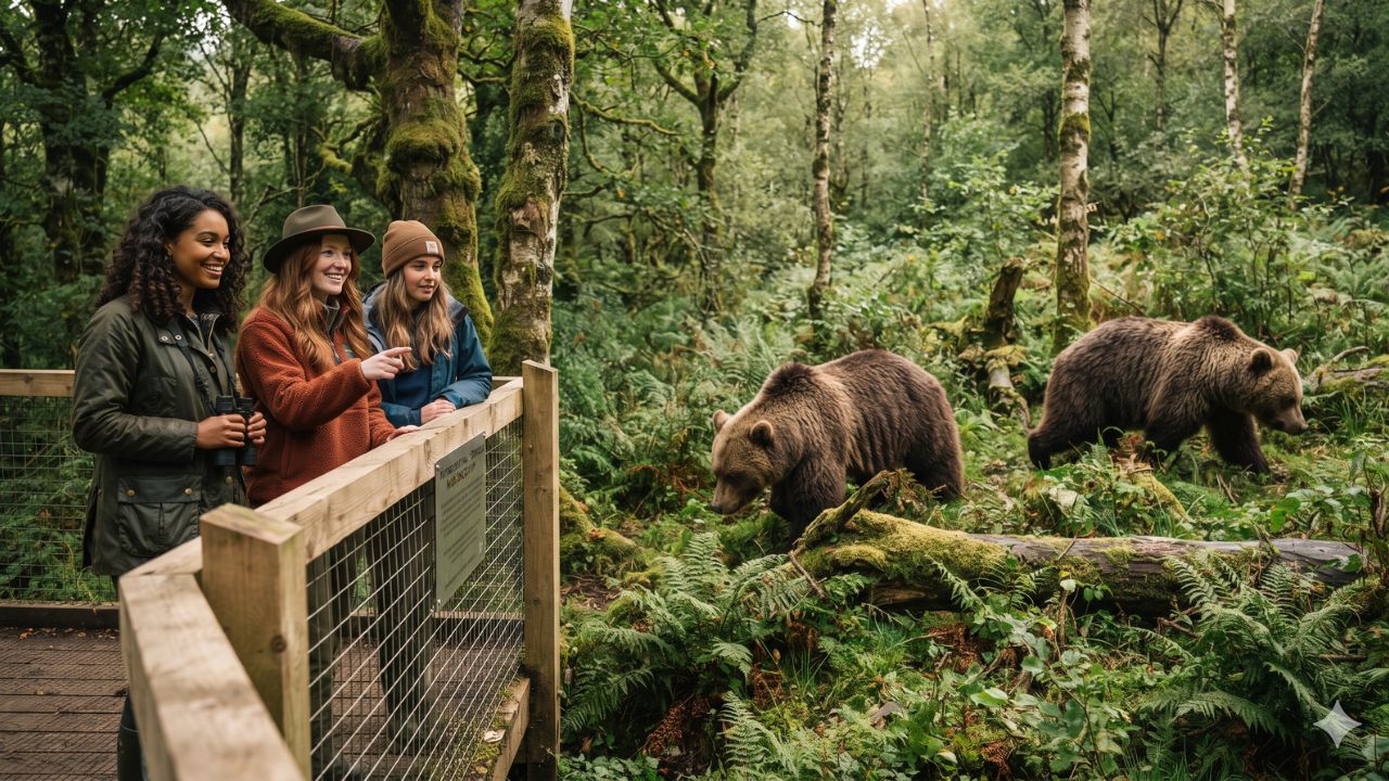 The Great Bear Airlift: How Two Rescued Russian Brown Bears Found Sanctuary in Ancient Celtic Woods