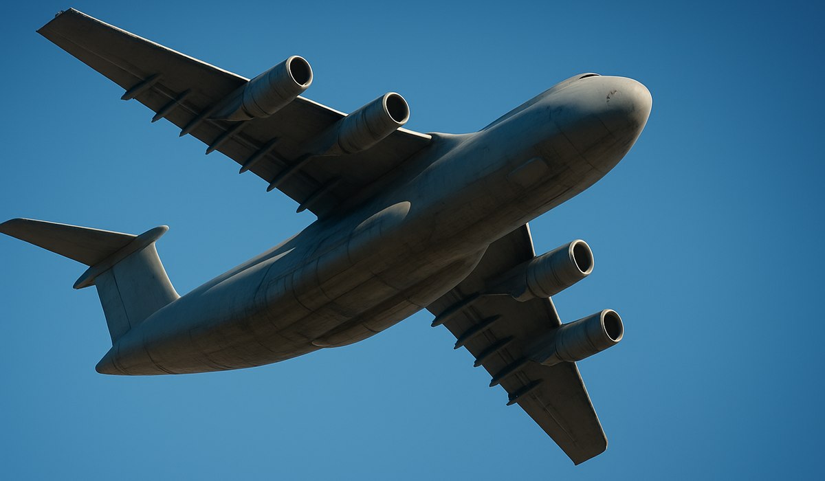 Comparative size illustration of Boeing 777X and Antonov AN-225 aircraft wingspans, 2026