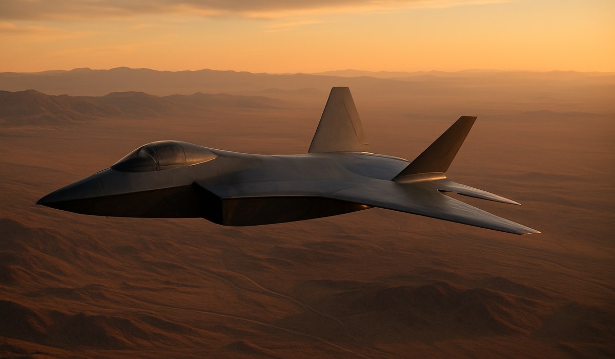 Modern Flying Uncrewed Fighter Crashes in California Desert Testing