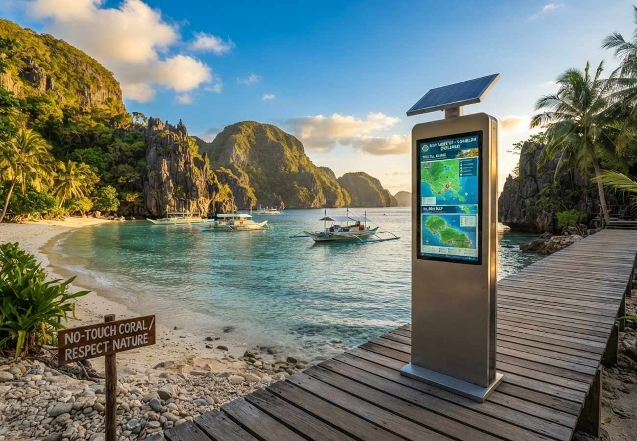 Digital tourism kiosk in San Agustin Romblon Philippines
