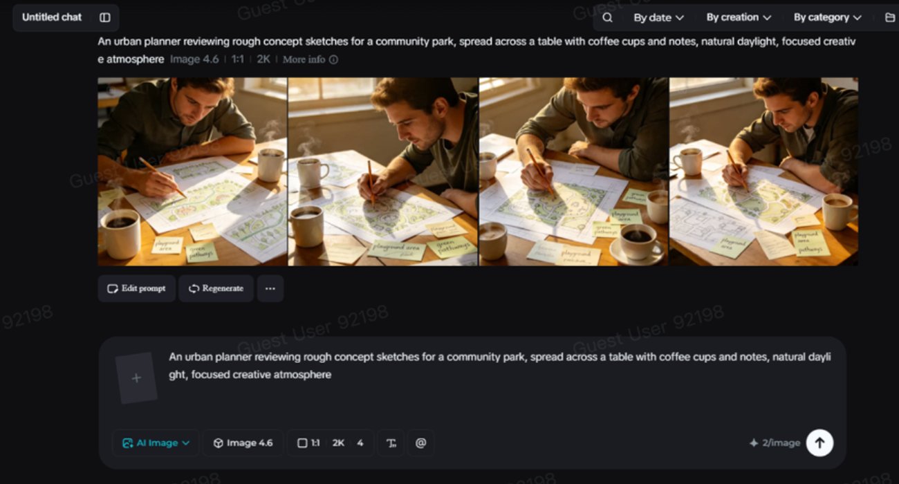 Turning Rough Concepts into Polished Images with AI