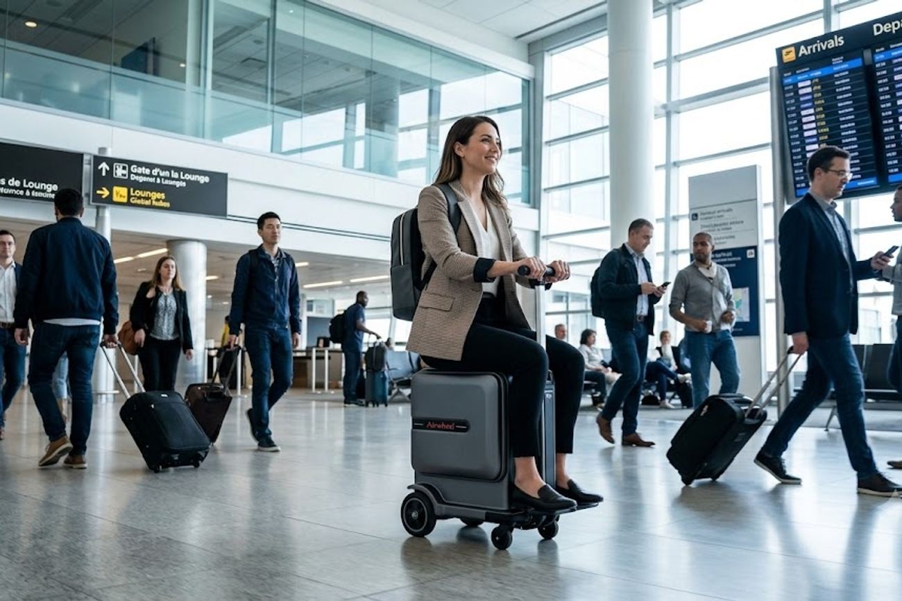 AI-Powered Rideable Luggage Gains Traction Across North American and Global Travel Hubs