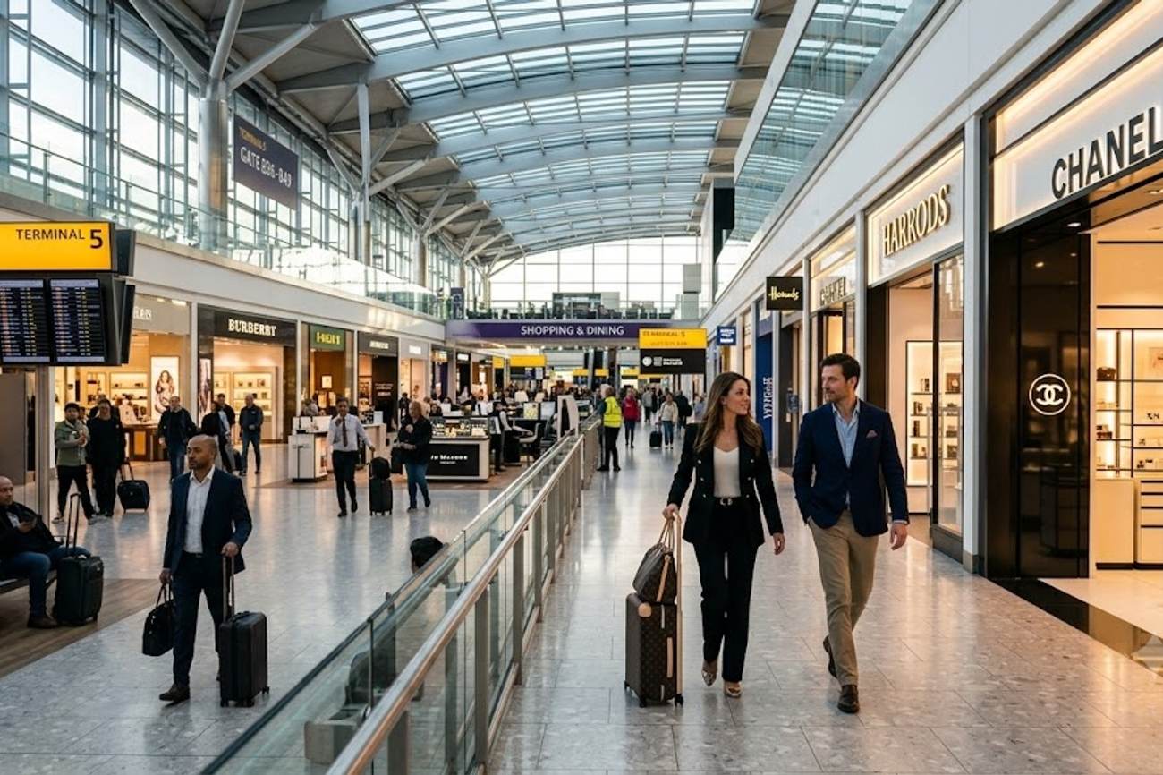 London Heathrow Leads European Airports in Luxury Retail and Passenger Experience