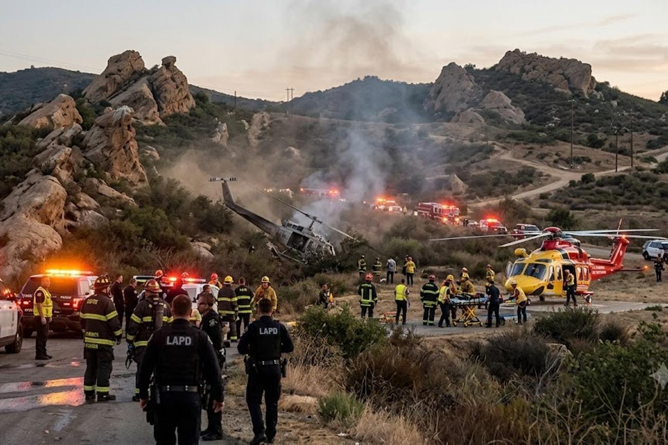 Los Angeles Helicopter Crash Kills Three in Chatsworth, Raising Fresh Travel Safety Concerns