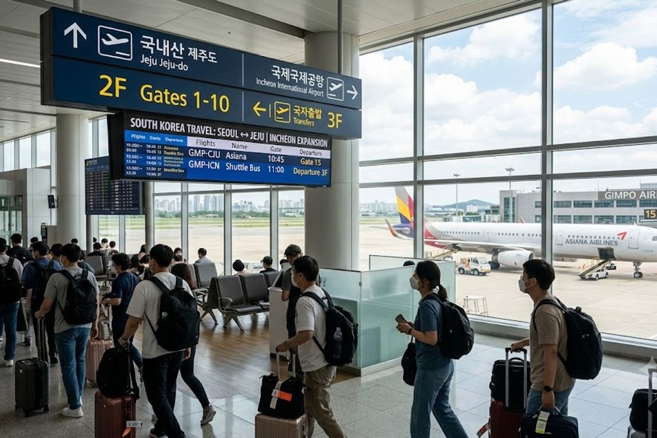 South Korea Travel From Seoul to Jeju City Shifts as Gimpo Rebooking Pairs With Incheon Flight Expansion