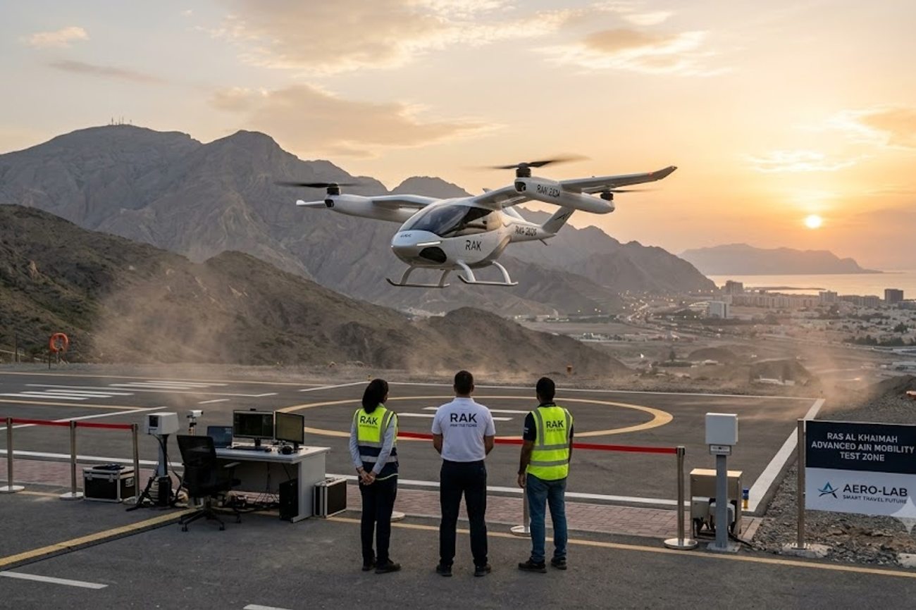 UAE Ras Al Khaimah Accelerates Flying Vehicle Future With New Advanced Air Mobility Test Zone For Smart Travel