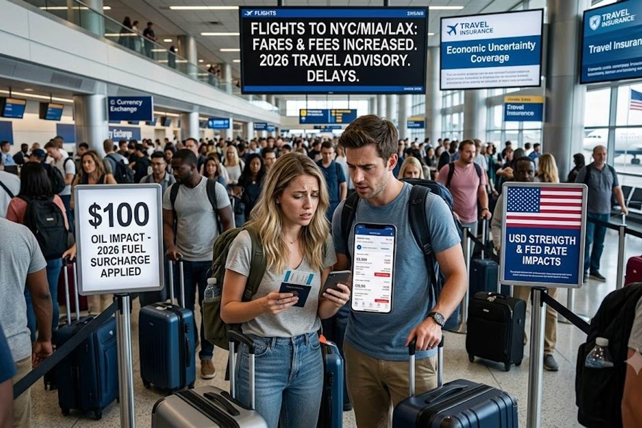 US Travel Shock 2026 as Fed Rate Hike, $100 Oil and AI Crash Threaten to Make American Holidays Unaffordable