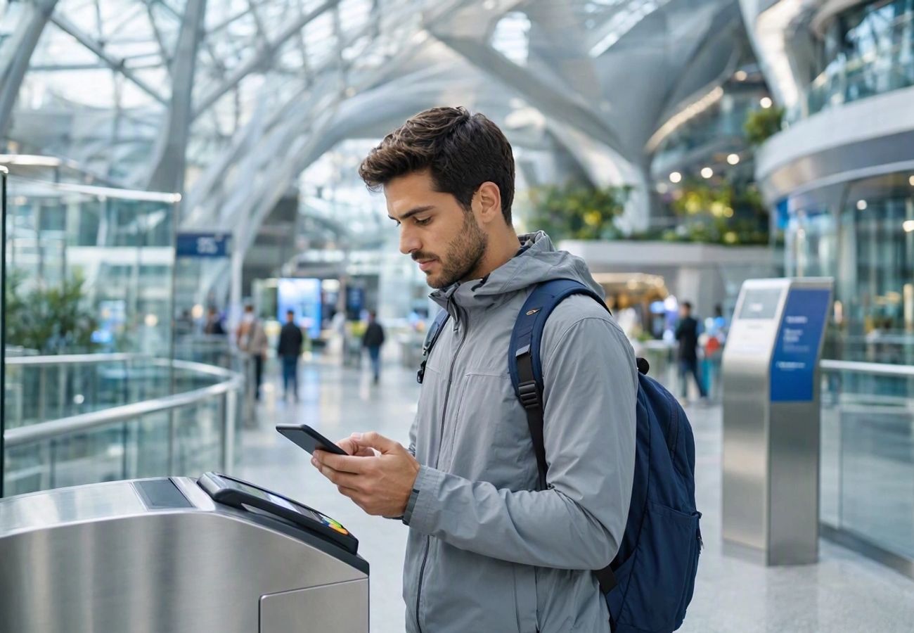 Digital representation of AI-powered travel bookings and cross-border payment interfaces