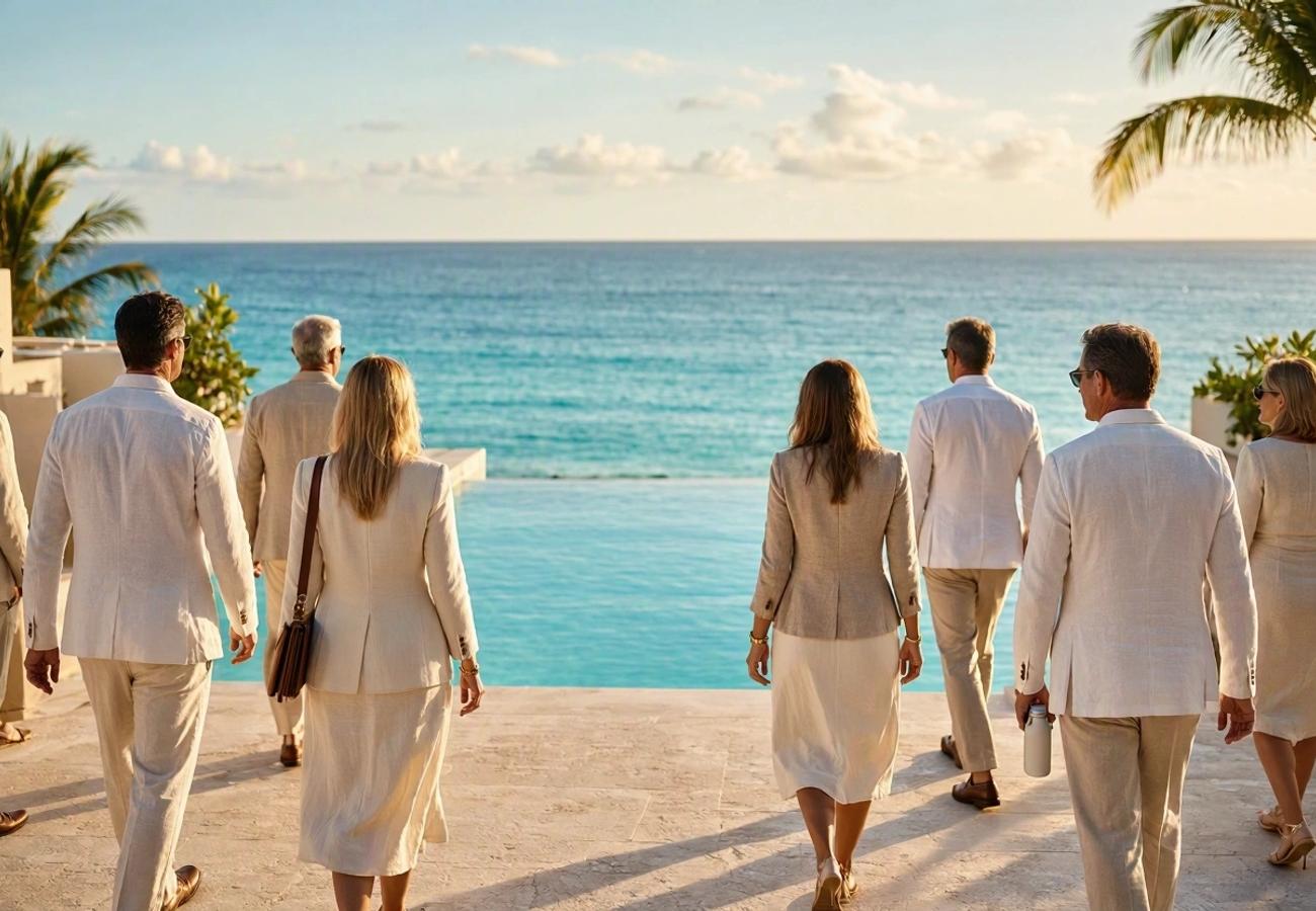 Luxury beach resort for corporate incentive travel